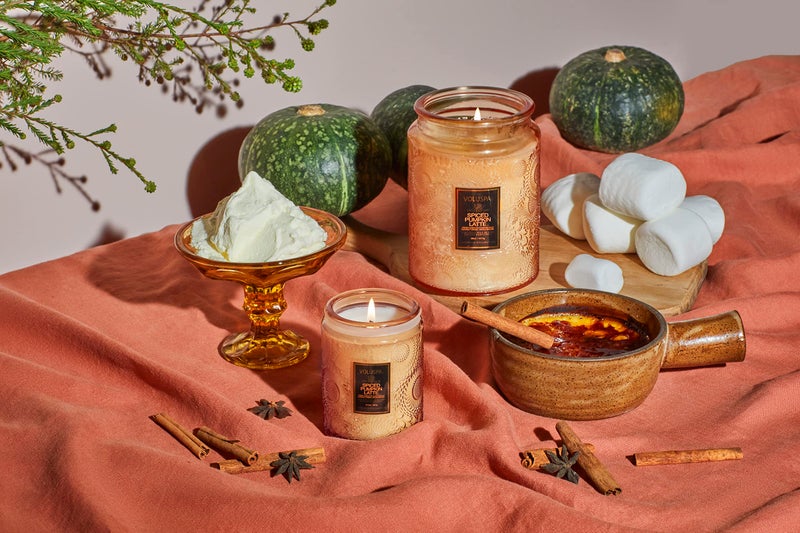 Voluspa Spiced Pumpkin Latte, Small Candle Jar, 5.5 Ounce,50 Hour Burn Time,All Natural Wicks & Coconut Wax for Clean Burning,Vegan,Poured in the USA - Image 4